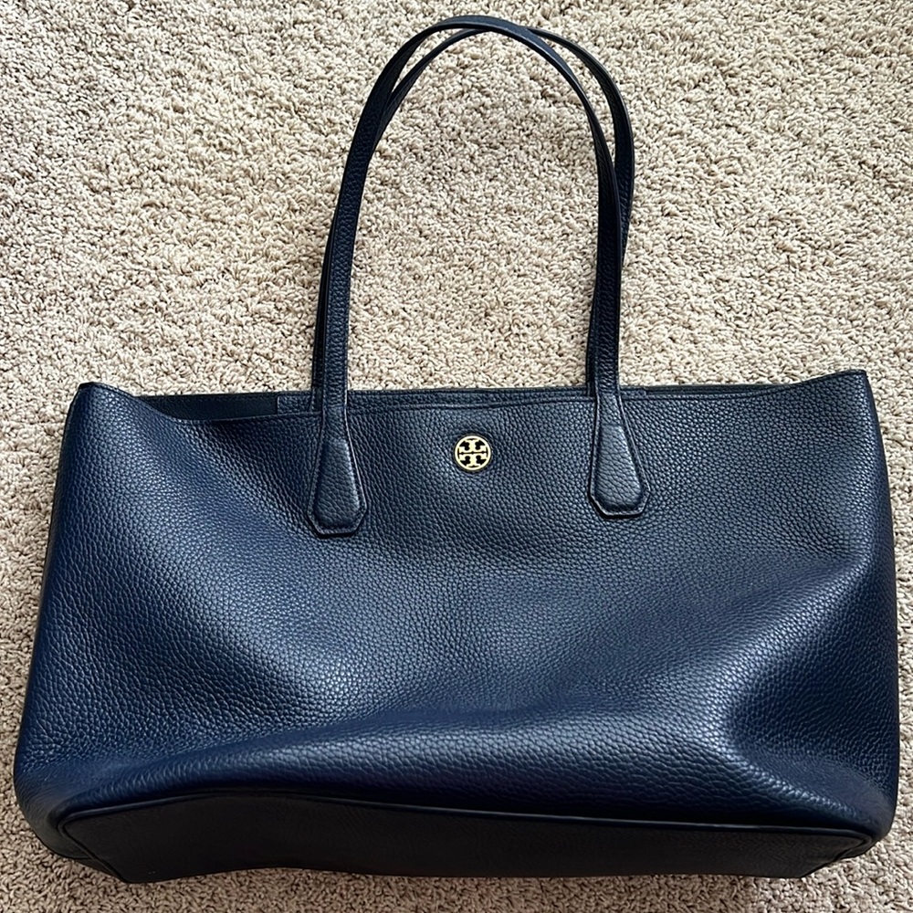 GUC Navy Tory Burch outlet tote bag